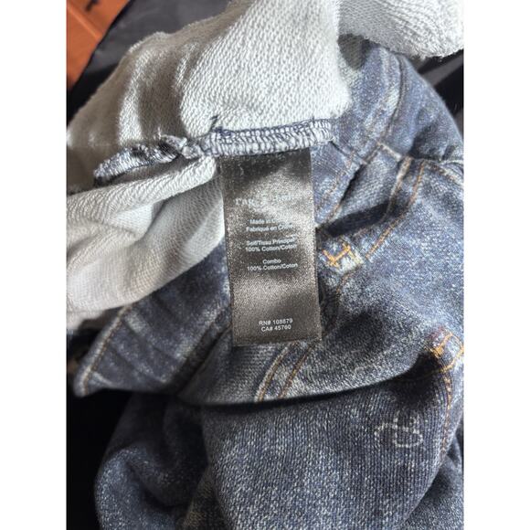 Rag & Bone Miramar Sweatpant Jeans Straight Leg Mel Medium Wash Denim Blue XS - Picture 8 of 8